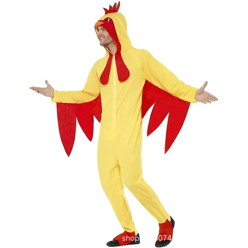Costume Gonfiabile Vestito Carnevale Gallina Adulto Costume Da - Main Image