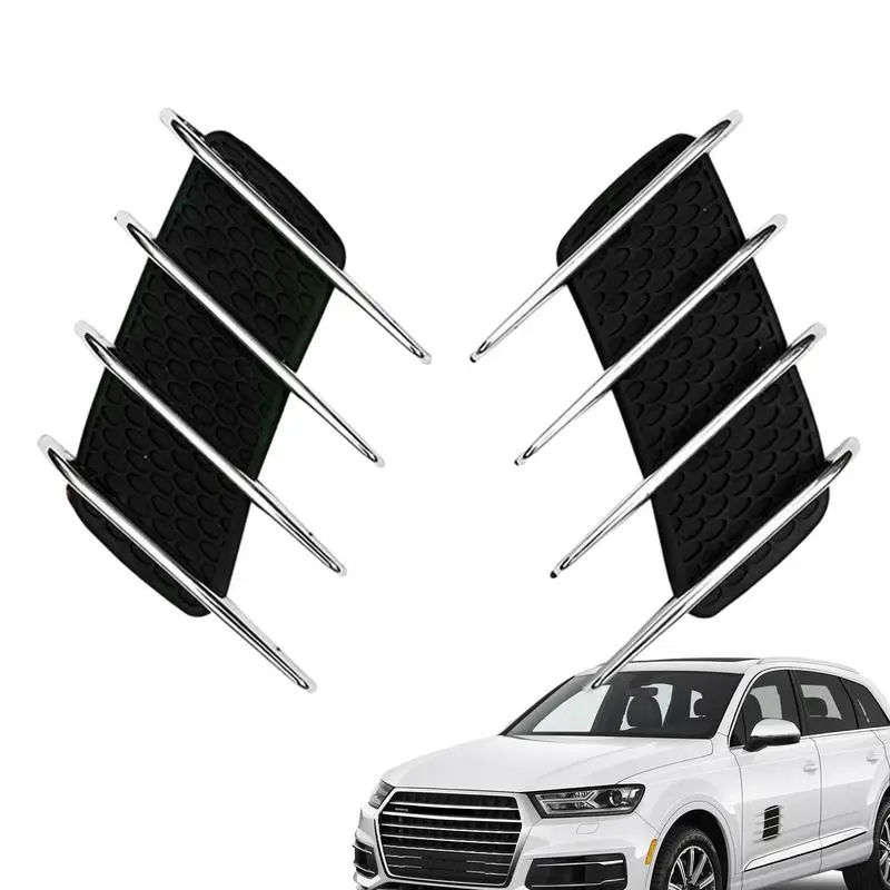 

Car Air Flow Intake Hood Scoop Vent Side Air Flow Vent Fender Hood Vent Cover Universal Fender Intake Grille Decoration Sticker