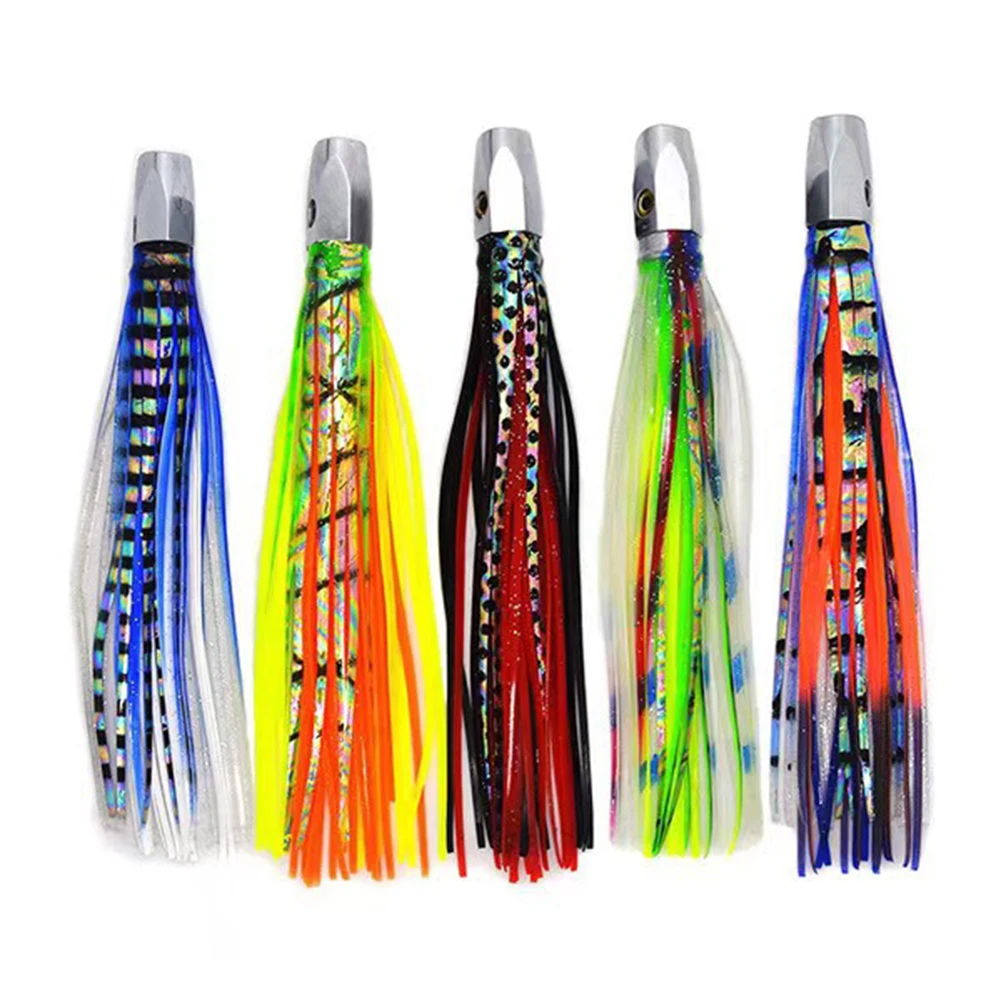 

1pc Fishing Lures 16.5cm 7in 55g Trolling Octopus Sea Subbait 3D Tuna Luya Fishing Lure Bait Large Carp Fish Accessories Tackle