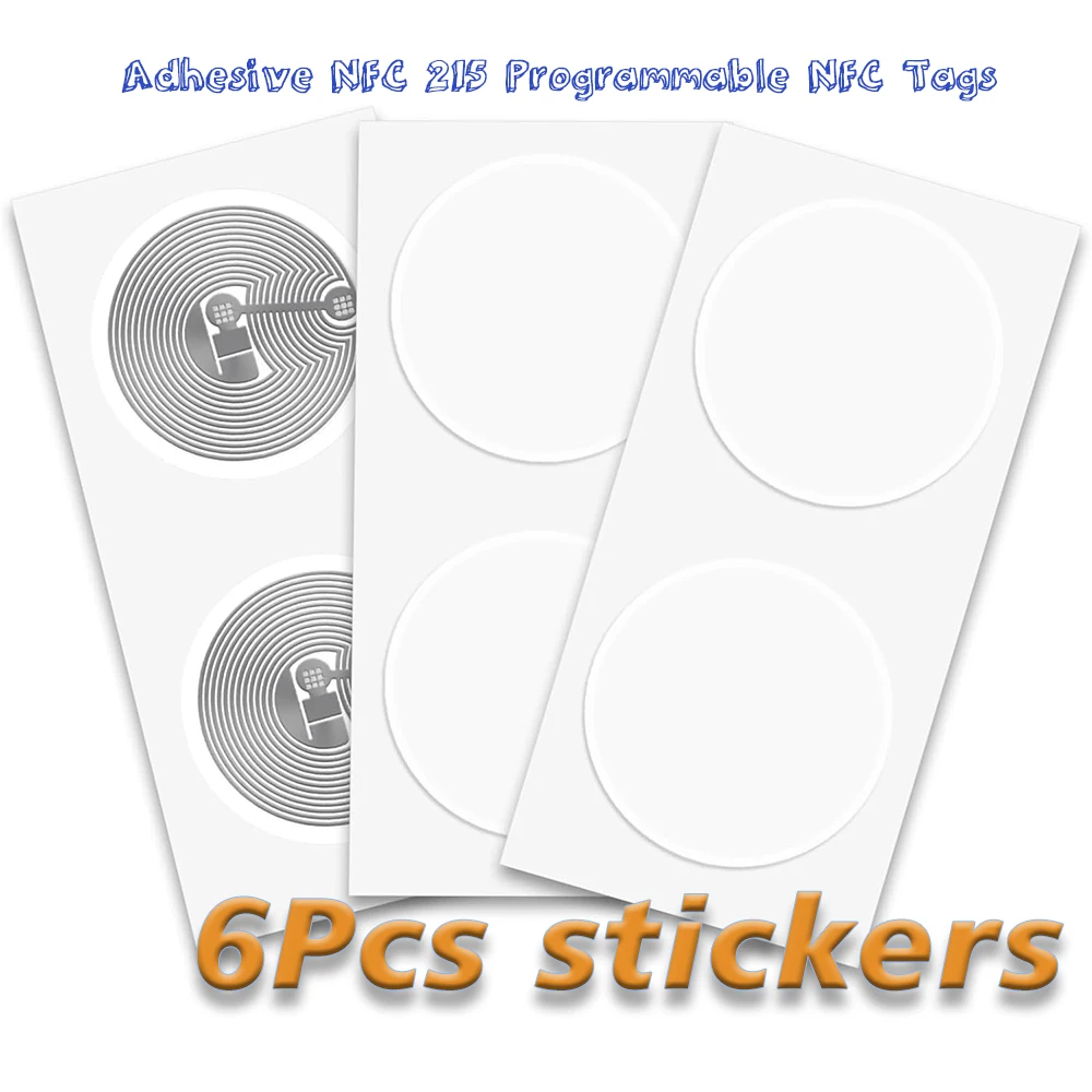 1000 pz adesivo NFC 215 tag NFC programmabili compatibili con