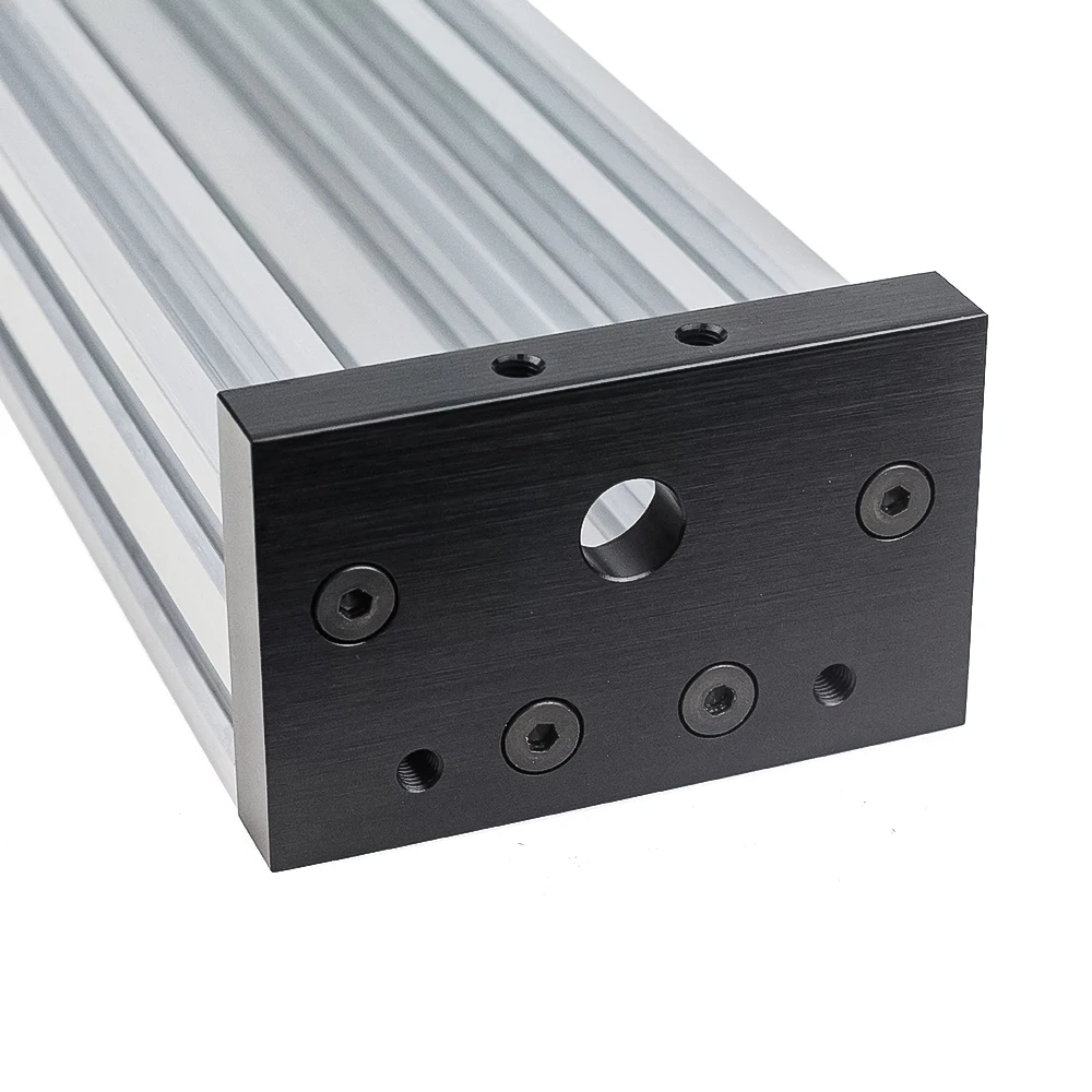 2Pcs Openbuilds C-Beam End Mount 6061-T5 12mm Thickness for 2080/4080 V-slot Linear Rail Compatible for Nema23 Stepper Motors