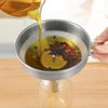 Stainless Steel Kitchen Sub-packaging Funnel Oil Liquid Funnel with Strainer Small Metal Food Oil Filter for Bottle Kitchen Tool 3