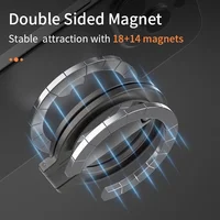 Foldable Double Sided Magnetic Phone Holder for Magsafe Gym Treadmill Universal Folding Car Holder Magnetic Smartphone Stand - Image 3