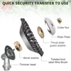 6/8 Inch Grass Trimmer Head Derusting Weeding Wheel with Fixing Kit Rusting Dust Removal Plate Garden Power Tool for Lawn Mover 2