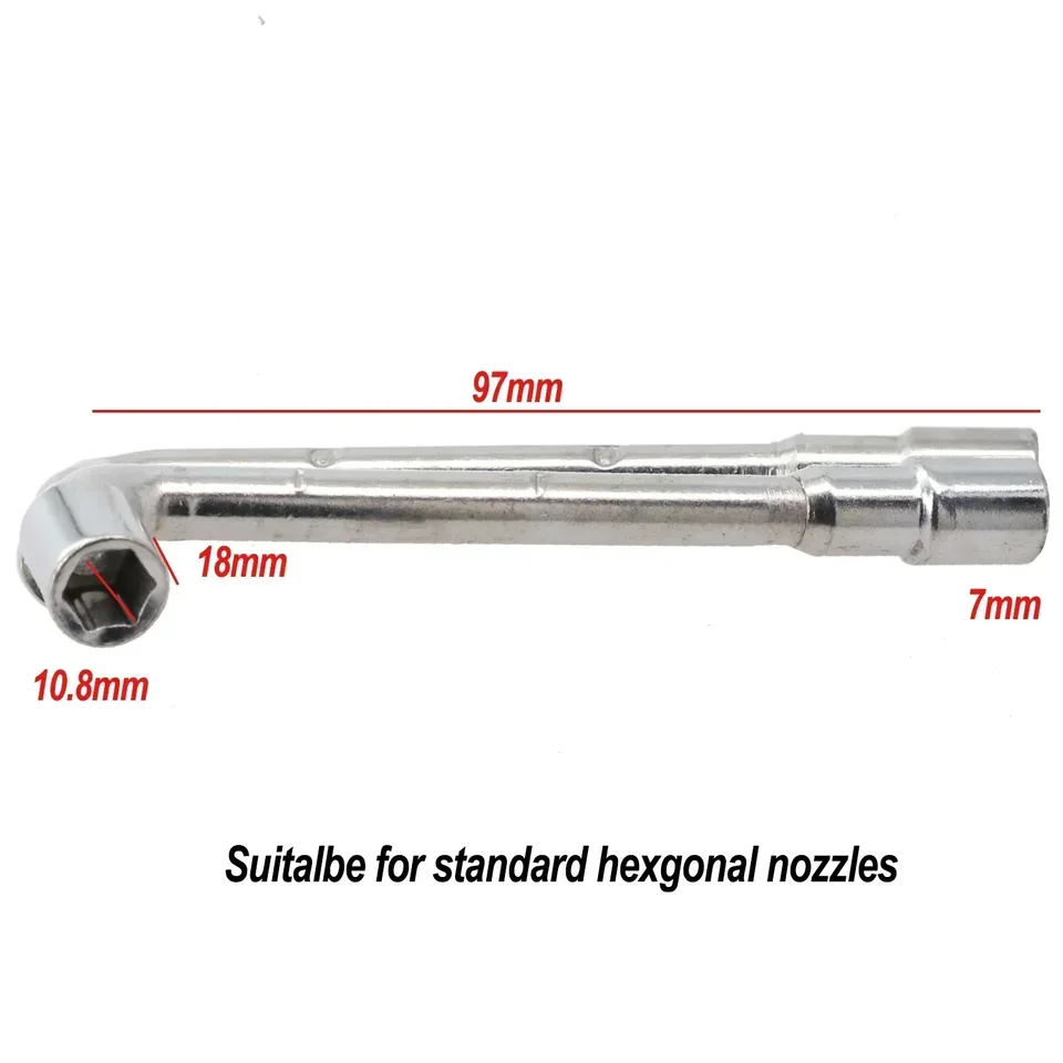 L Wrench Tool 6mm 7mm Hex L-Shaped Screw Nut Wrench Sleeve