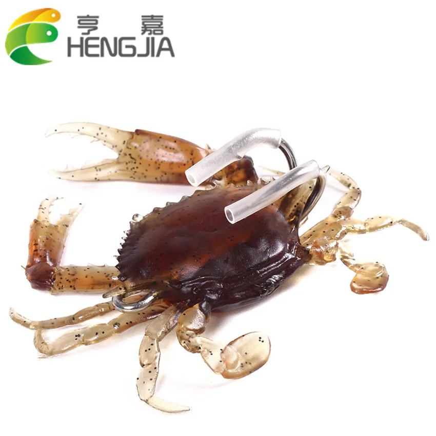 

Lure Soft Bait Submerged Soft Bait Crab Winter Ice Fishing with Hook Anti-Hanging Bottom Ice Bait