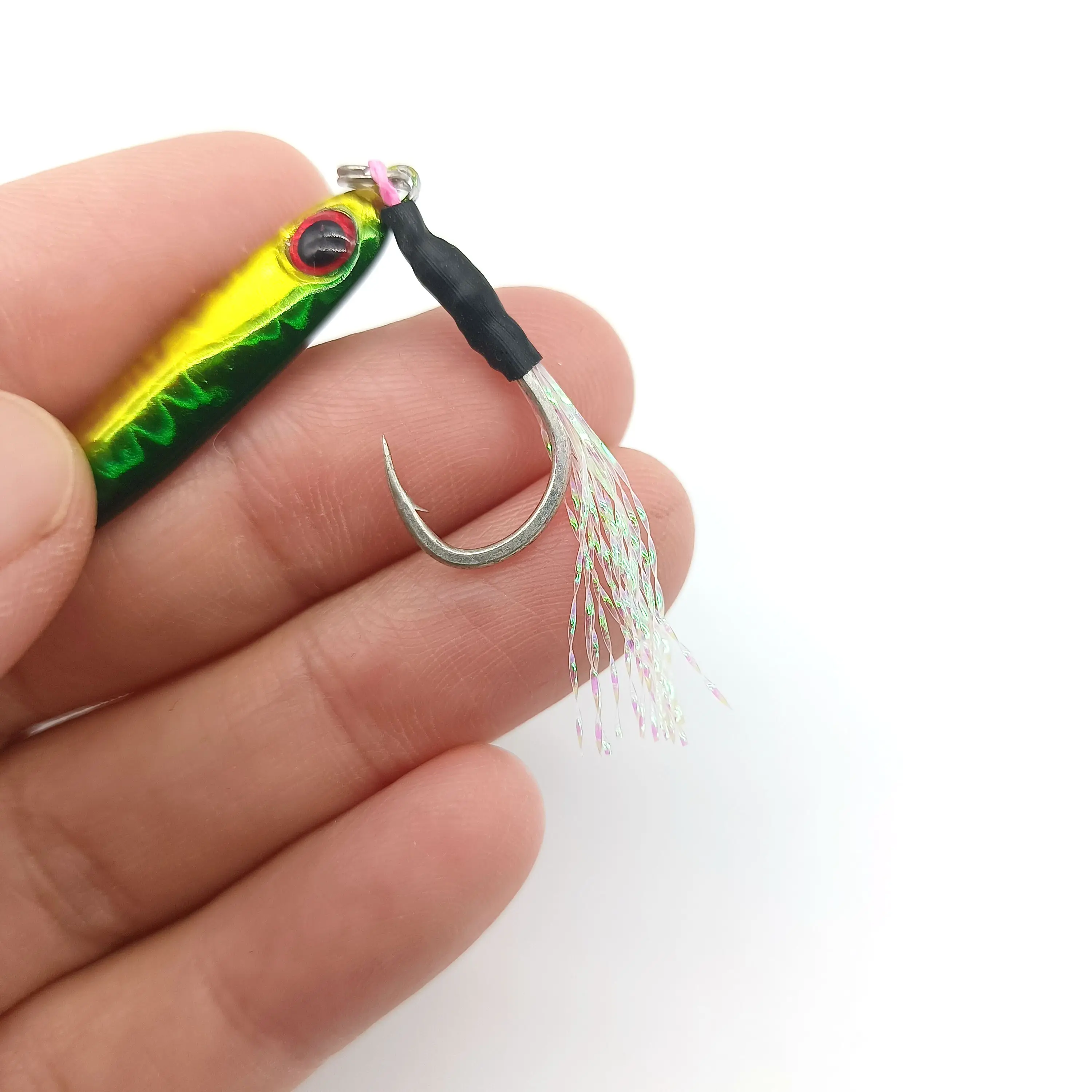 DUODUOYU 1PCS Micro Metal Jig Fishing Lure 5.5g/30mm Isca Artificial Bait With Single HookSpoon Jigging Lure Fishing Accessories