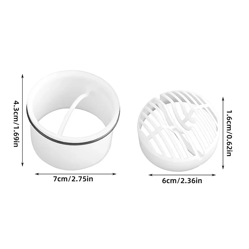 Replacement Immersion Pipe Hair Catcher Shower Hair Filter Strainer Insert shower drain catcher hair drain catcher hair drain filter floor drain hair filter floor drain hair catcher drain hair catcher