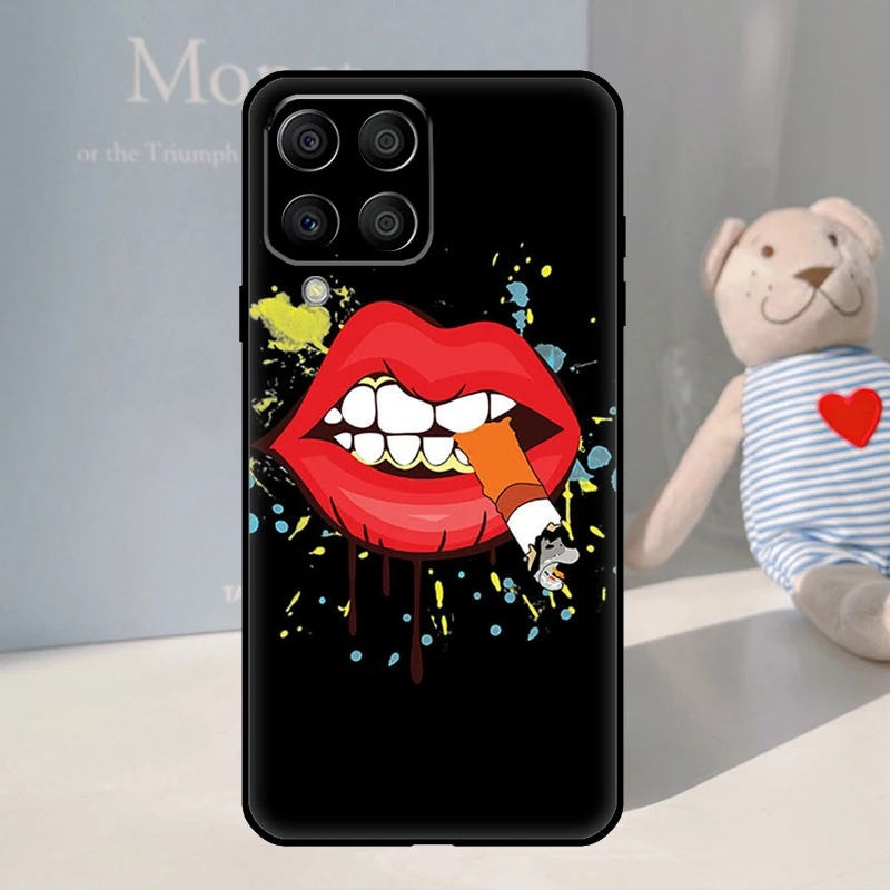 Seductive Lips Design Phone Case