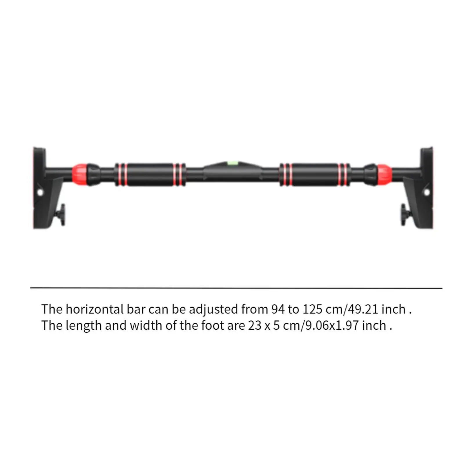 Pull up Bar Adjustable Door Horizontal Bar Anti Slip Easy Installation Workout Chin up for Exercise Workout Fitness