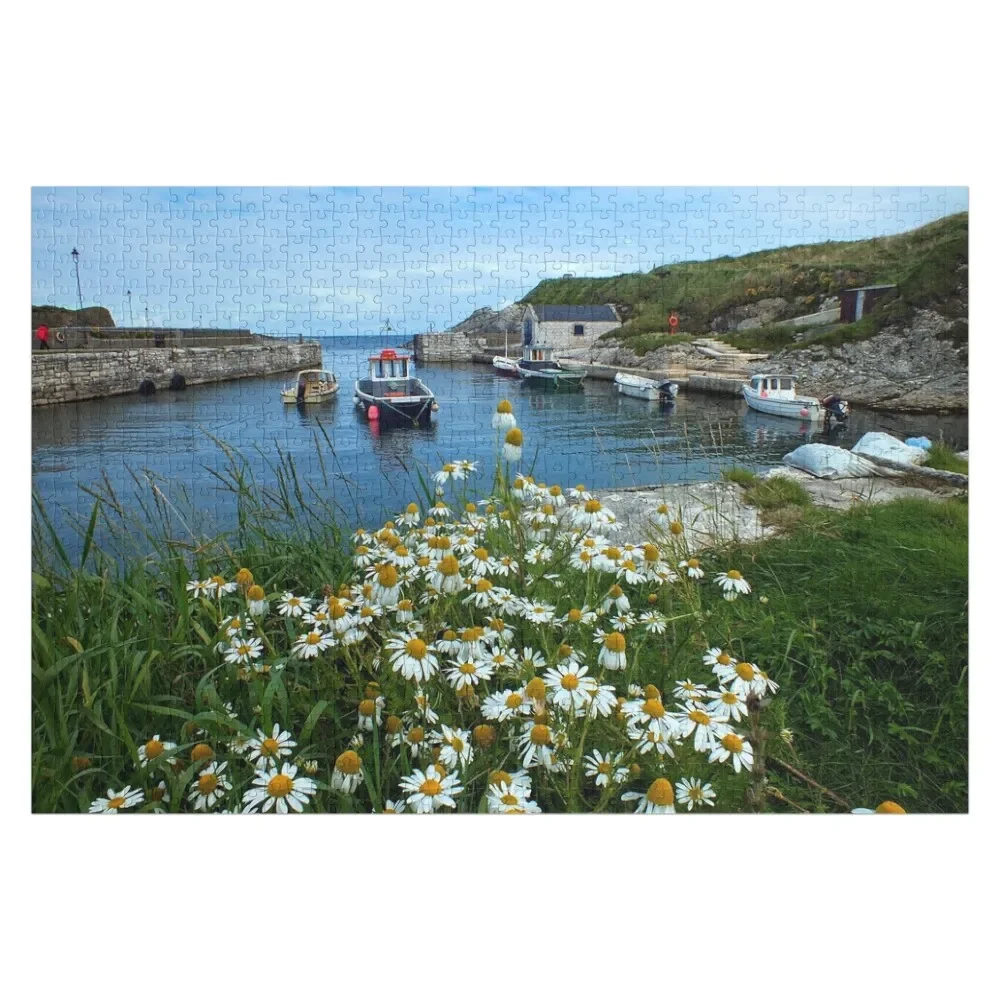 

Ballintoy Harbour, Co Antrim, Northern Ireland Jigsaw Puzzle Personalized Gift Customizable Child Gift Puzzle