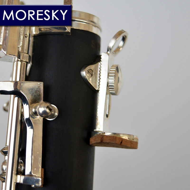 MORESKY Professional C Key Oboe Semi-automatic Style Cupronickel Plated Silver Fully automatic Oboe S6