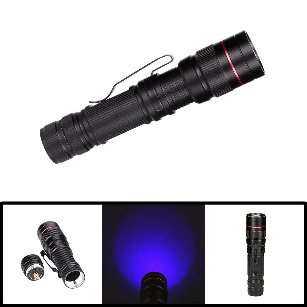 

Mini LED UV Flashlight Ultraviolet Torch 9 LED Mini UV Black Light for Pet Urine Stains Counterfeit Fluorescence Detection