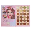 BELZGMEE 60 Colors 4 Pages Eye Shadow Palette Book Fashion Glitter Blusher Highlight Eyeshadow Professional Makeup for Eyes Face 3