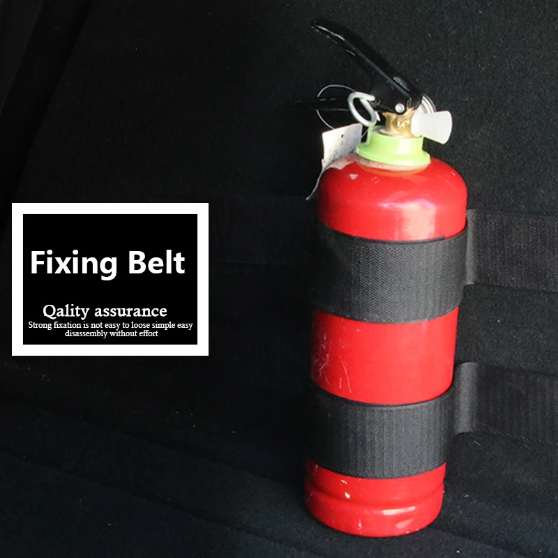 Car Trunk Organizer Elastic Fixing Belt Fixed Strap Extinguisher Storage Tapes Auto Interior Accessories