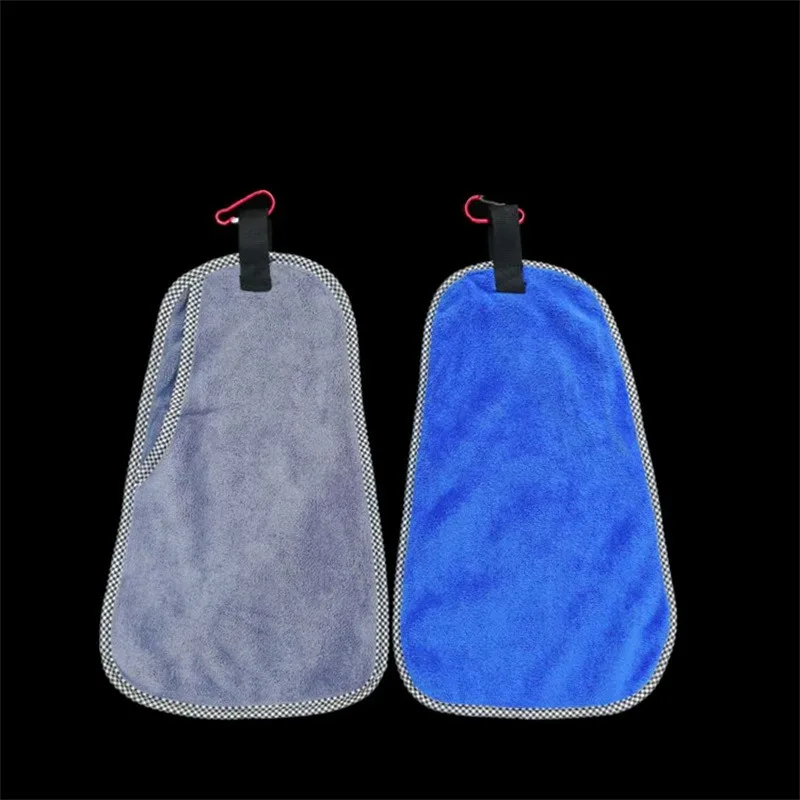 Description Picture 3 of itemTowel Fishing Microfiber Bait Towel Thickened Non Stick Absorbent Hiking Fishing Towel Clip Outdoor Fishing Catch Fish Towel