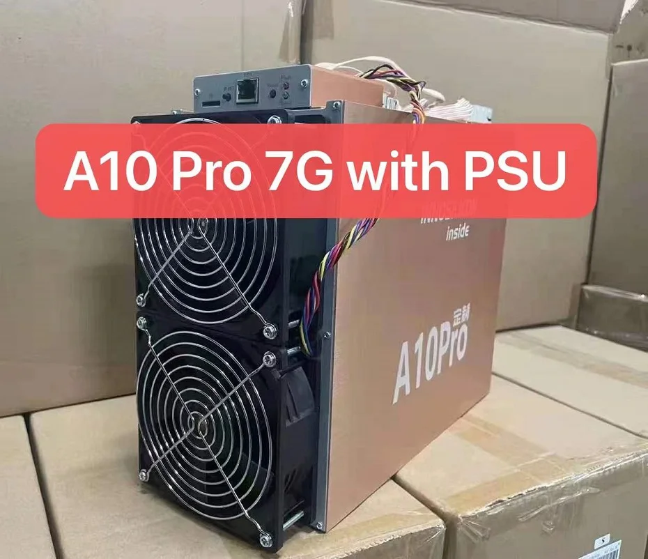 Usato Innosilicon A10 Pro 7G Etc Miner Con Psu Etc 900 M/S Miner Migliore Di B3 Antminer E3 S19 T19 S17 M31S M30S T3 A9 +