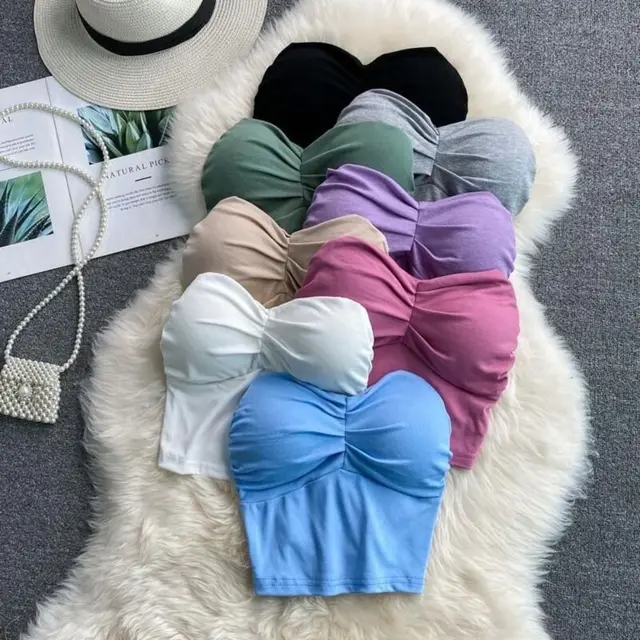 Women's New Summer Fashion Summer Slim Beautiful Back High Quality Soft Sexy Elastic Tank Top Solid Color Tank Top 1