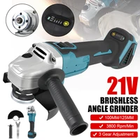 DIY Cutting Grinder Machine Hand Tool 100mm Brushless Cordless Angle Grinder for 18V Battery Power Tool 125mm 1