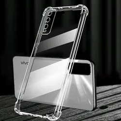Clear Soft Silicone Airbag Shockproof Bumper Phone Case for Vivo Y20G (FSKS)