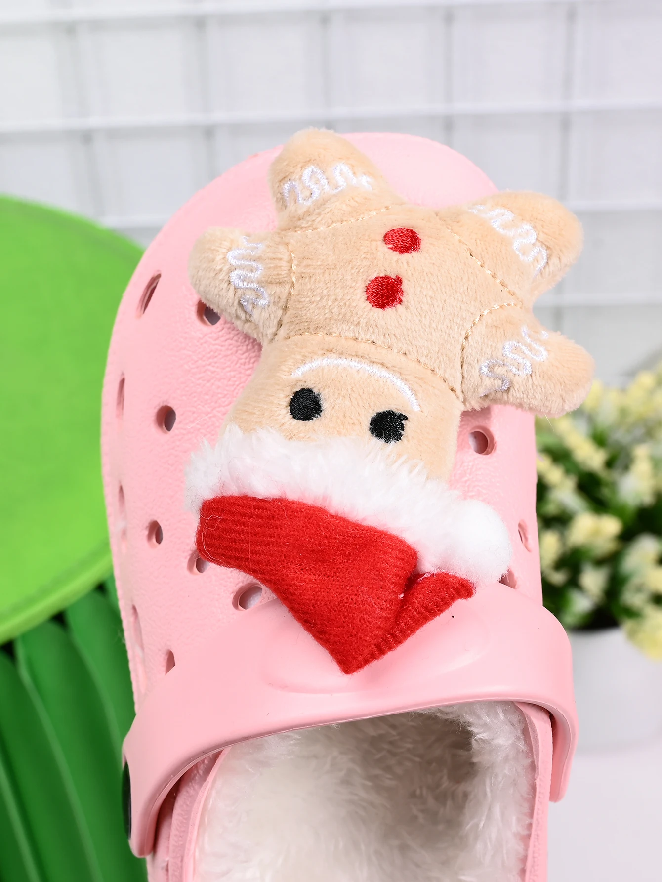Children's Winter Slippers - Plush Soft EVA Sole Anti Slip Kids Indoor Shoes