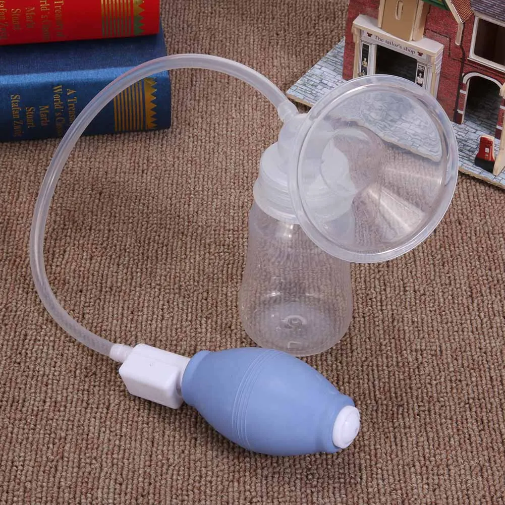 Manual Hand Milking Machine Portable Breast Milk Extractor Bottle Strong Suction Breastfeeding Postpartum Supplies manual breast pump