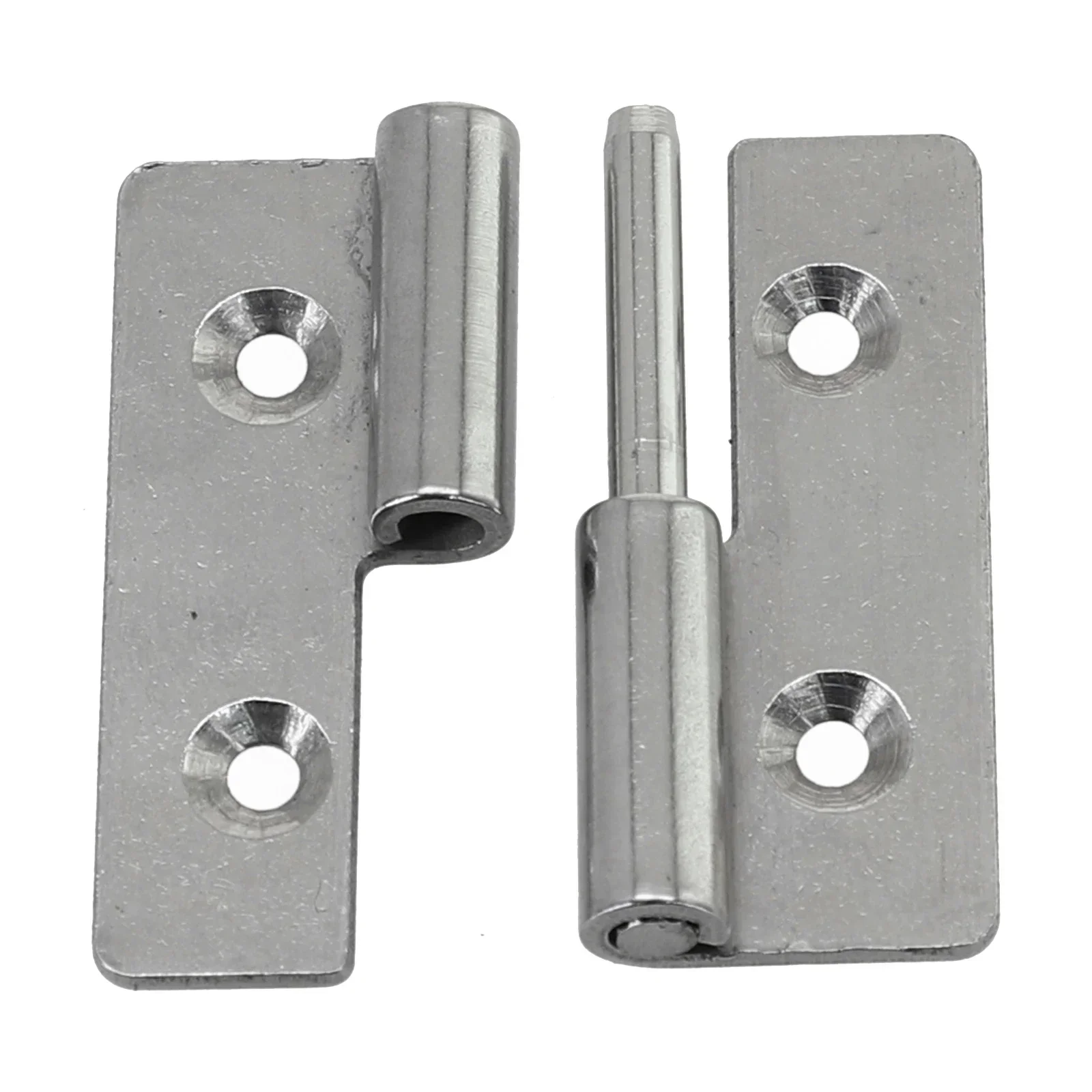 1pc Detachable Hinge Slip Joint Lift Flag Off Door Hinge Stainless Steel Door Connector Left Right Flat Furniture Hardware