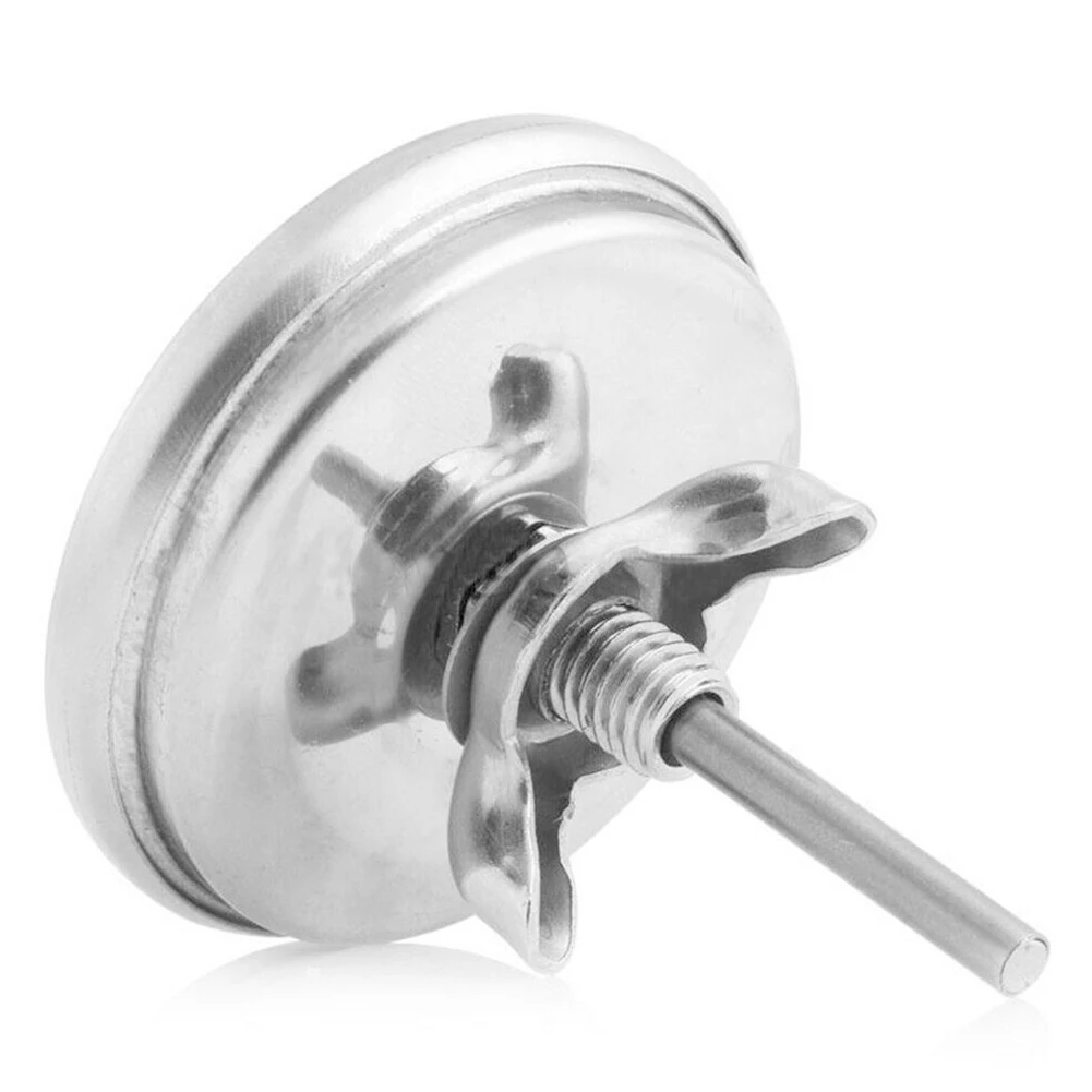 

50~500℃ Grill Thermometer 100 ~ 1000 Fahrenheit 50℃~400℃/100F~1000F Celsius 50~500℃ Color: Silver Easy To Install