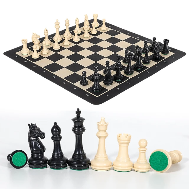 Social Chess Board Set Luxury Portable Family Boardgame Professional  Checkers Xadrez Tabuleiro Jogo Checkers Board Game DWH