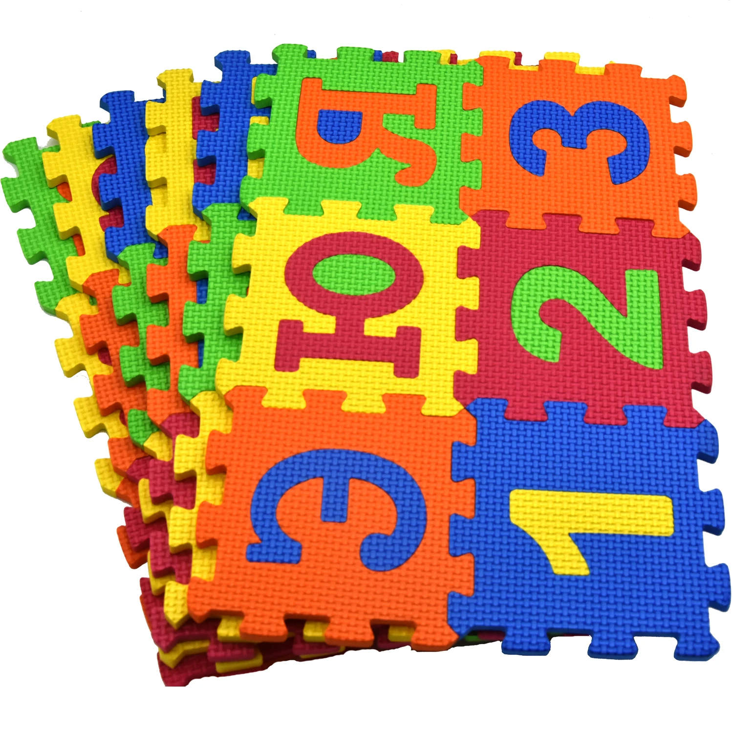 36PCS  Baby Crawling Mat EVA14CM Foam Alphanumeric Puzzle Language Shape Early Education Puzzle Toy Birthday Gift шариковый пластилин puzzle foam набор волшебный замок