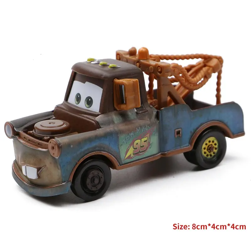 Disney Pixar Cars 3 The Thunder Valley Crash Alloy Metal Diecast 1:55 Muddy  Lightning McQueen Car Model Boy Toy Birthday GIfts