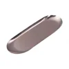 Nordic Style Candle Tray Oval Metal Tray for Home Decoration and Jewelry Stainless Steel Black/Bronze/Rose Gold 18cm/23cm 4