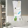 Mesh Bathroom Hanging Bag Hanging Shower Caddy Capacity Bathroom Hanging Bag with Hooks for Shower Organization Quick Dry Mesh 2