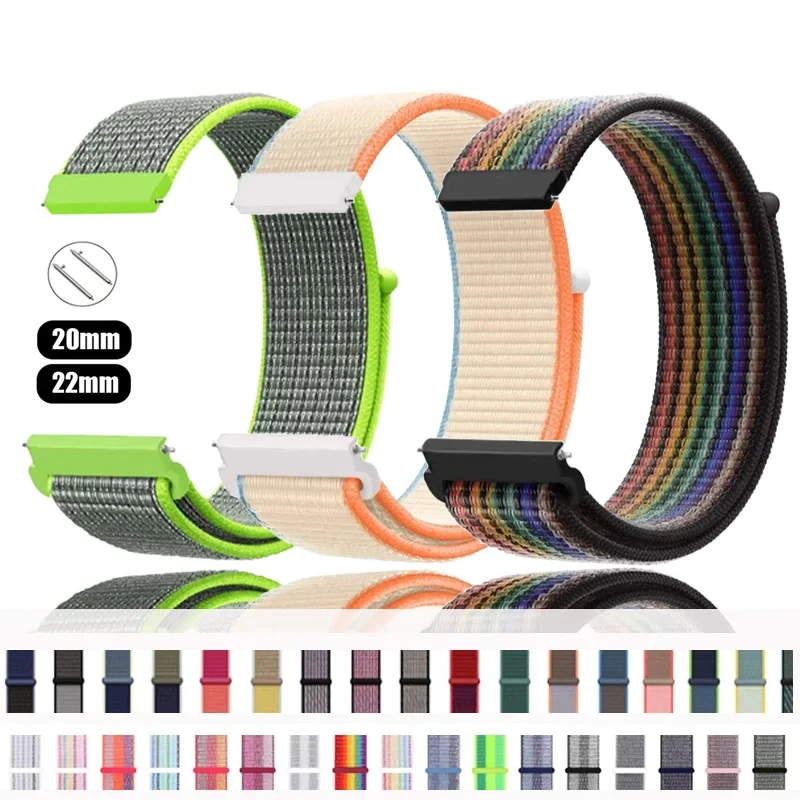 Durable Nylon Watch Band Bracelet - Adjustable and Stylish Strap
