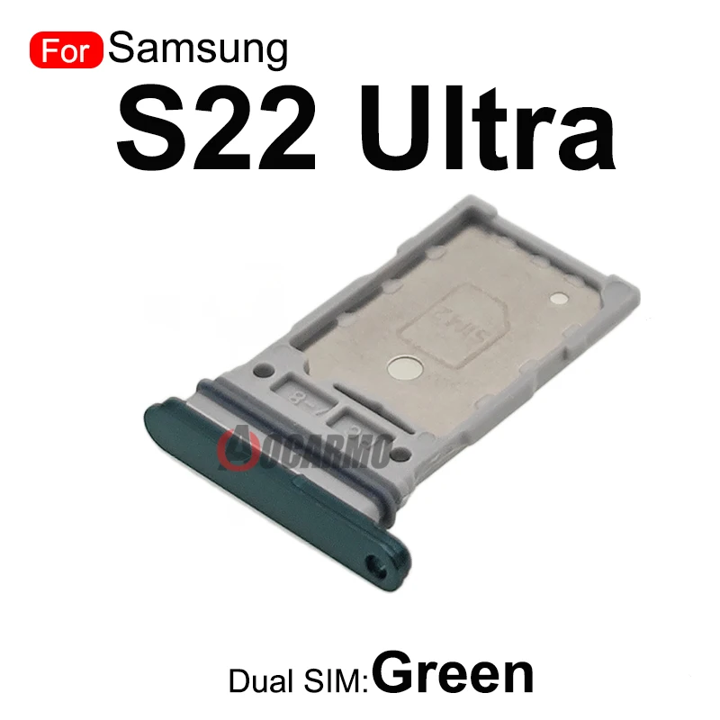 Samsung Galaxy S22 Ultra 物理デュアルSIM For Samsung Galaxy S22 Ultra S22U Single Sim Tray Dual Sim