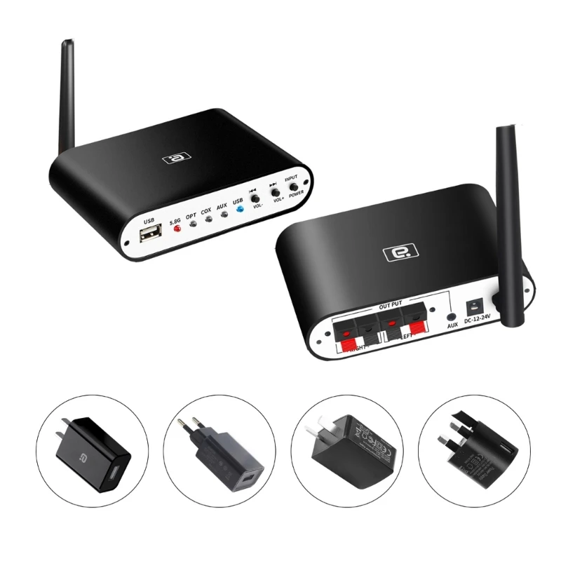 

Wireless Transmitter Receiver Home Car 5.1 Channel Digital Home Receiver