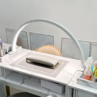Half-moon LED nail light, eyelash light nail technology light, desk lamp, three colors of light, adjustable brightness 1