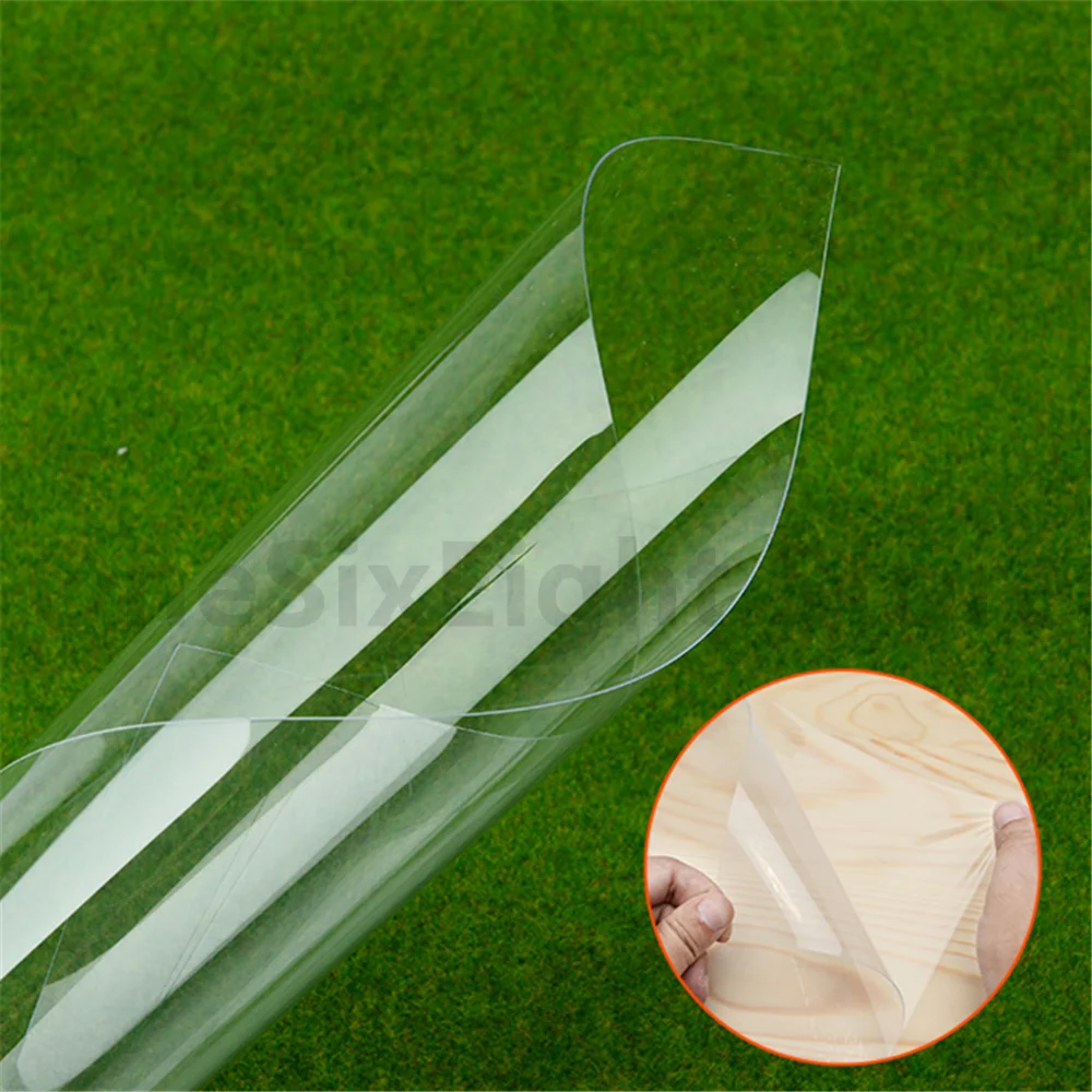 PVC souple transparent 5mm. Rouleau de plastique épais.