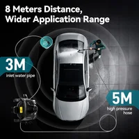 Pistolet de lavage haute pression électrique YOFIDRA 200 bars, 2200W, pour voiture, jardin et industrie, pulvérisateur d'eau 180 °   Buse réglable 3