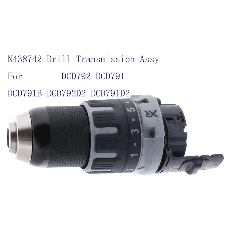 Replacement Gearbox Transmission For DeWalt DCD792 DCD791 Drill - Compatible Part N438742, Integrated Chuck, Easy Install - View #11