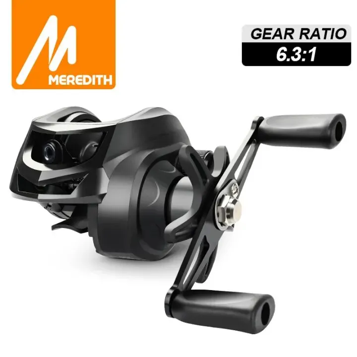 베이트 캐스팅 낚시 릴, 초경량 캐스팅 릴, 배스 파이크 낚시 태클용, 최대 드래그 8kg 