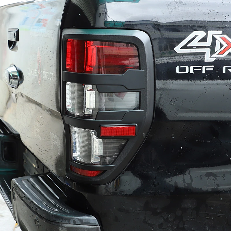 Auto Styling ABS Matte black Car body decorate Cover Moulding Sticker Car Accessories For Ford Ranger Wildtrak T6 T7 T8 2012-21