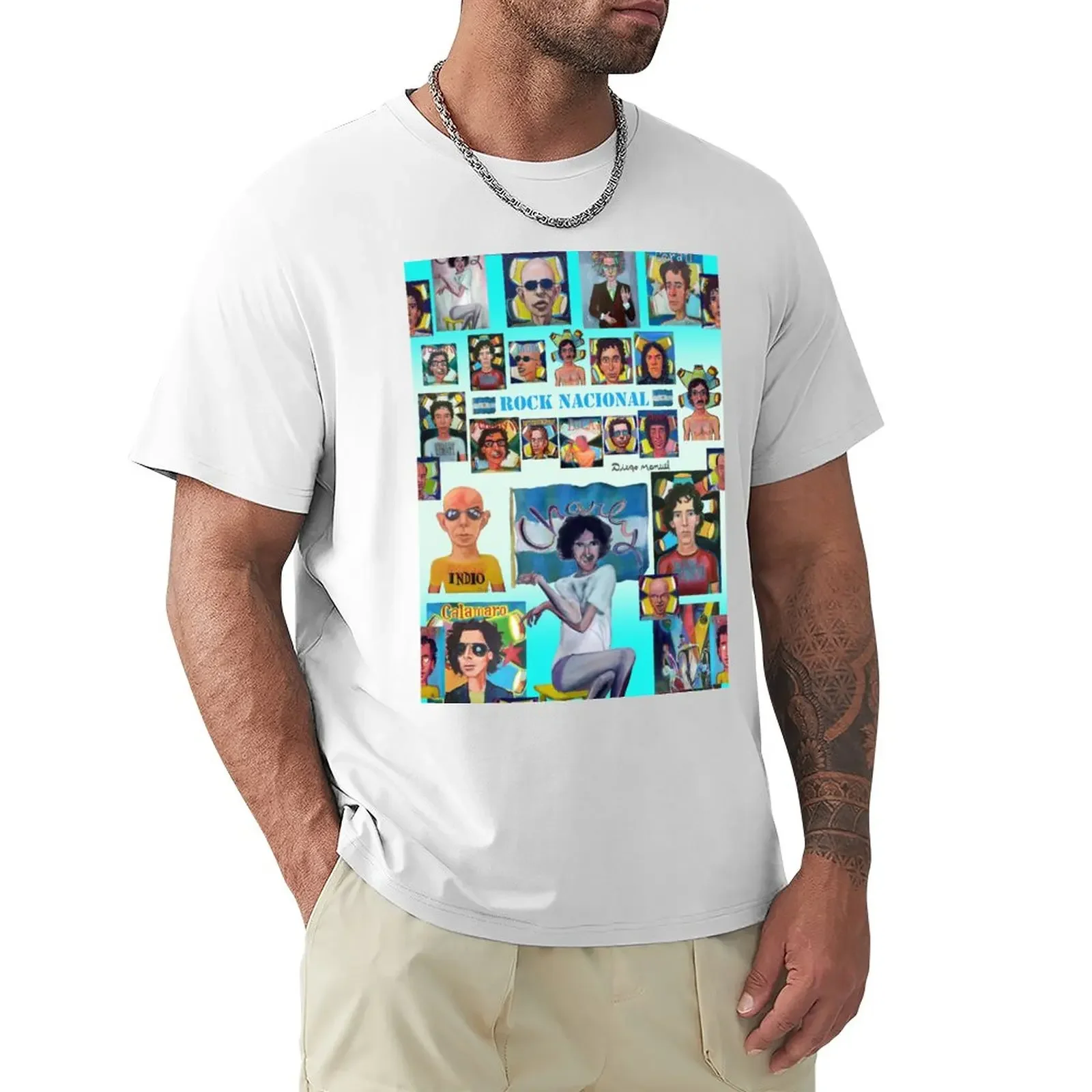 

Rock Nacional Argentino T-Shirt Blouse Short sleeve tee mens t shirts sublime animal prinfor boys mens graphic t-shirts