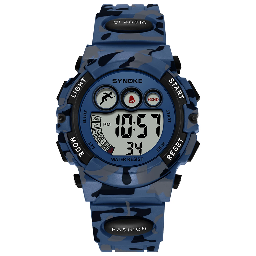 Kids' Waterproof LED Luminous Digital Watch
