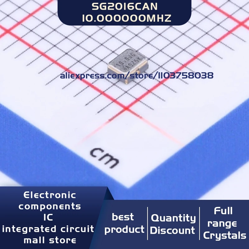 50 개/몫 X1G0048010029 SG2016CAN 10.000000MHz TJGA 10MH..