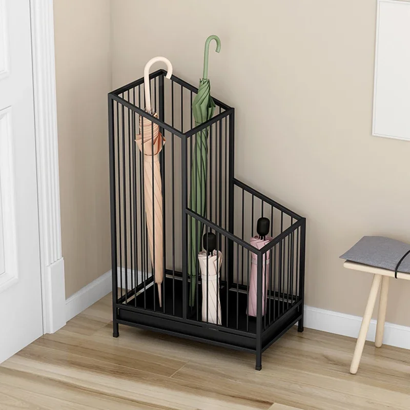

Minimalist Down Stand Holder Entryway Hotel Vintage Umbrella Rack Metal Sombrinha De Chuva Home Furnishing