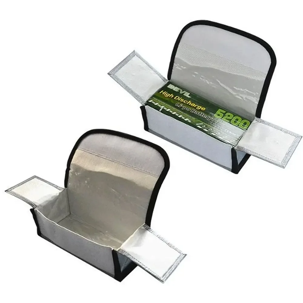 Sac de sécurité pour batterie Lipo 185x75x60mm ignifuge antidéflagrant