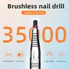 Professional Nail Sander Nail Drill Machine With LCD Display Portable Rechargeable Manicure Drill Pen Tools For Gel Removing 2