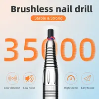 Professional Nail Sander Nail Drill Machine With LCD Display Portable Rechargeable Manicure Drill Pen Tools For Gel Removing 2