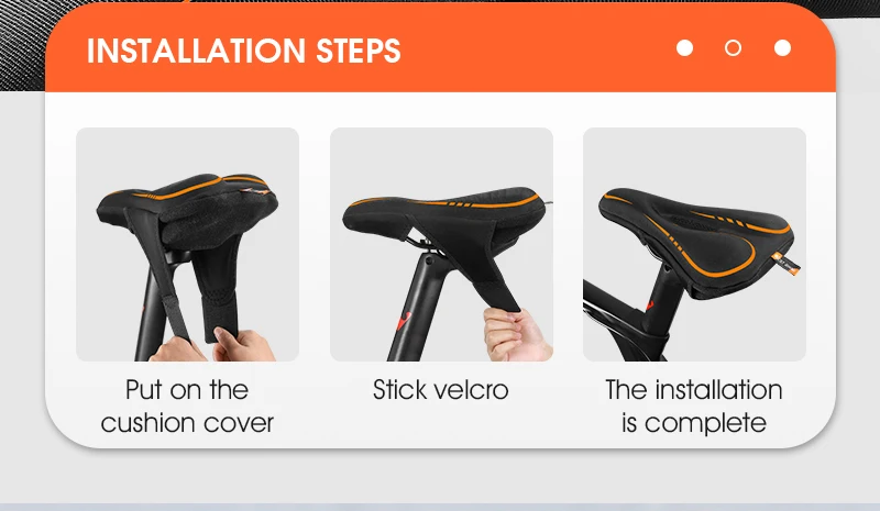 Силиконова калъфка за велосипедна седалка изображение 15